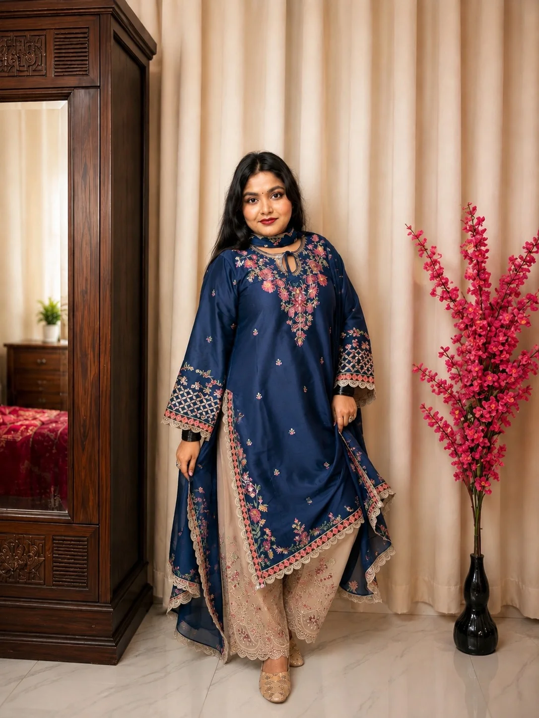Pakistani Readymade Three Piece